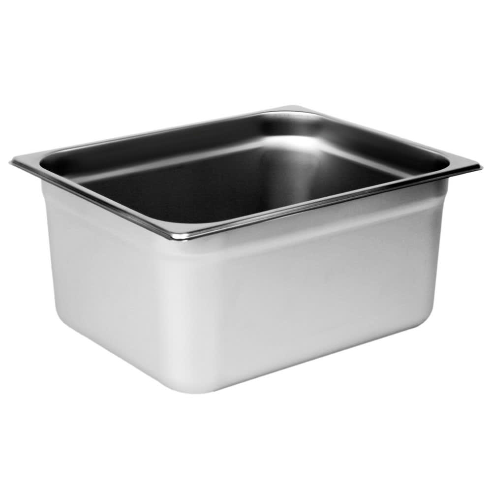 Thunder Group STPA4126 Half Size Steam Pan, Stainless