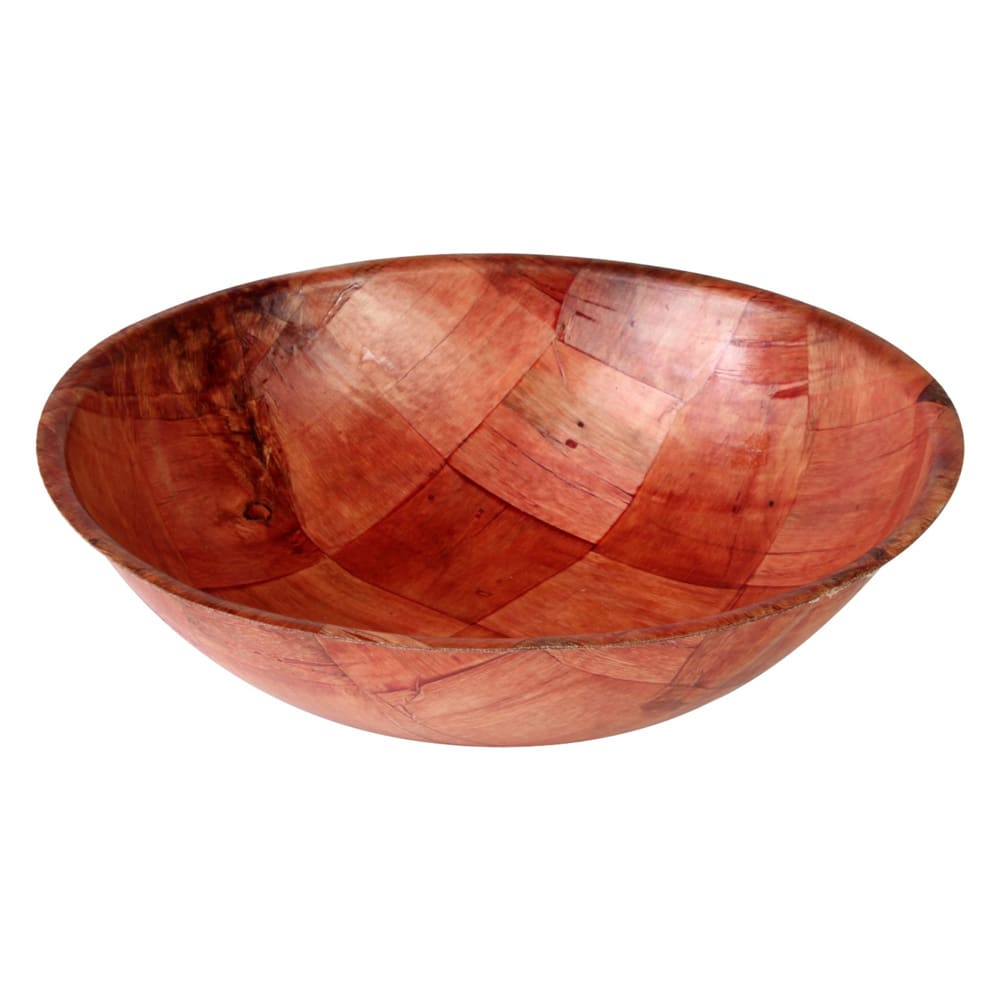 Thunder Group WDTSB010 10" Salad Bowl, Woven Wood