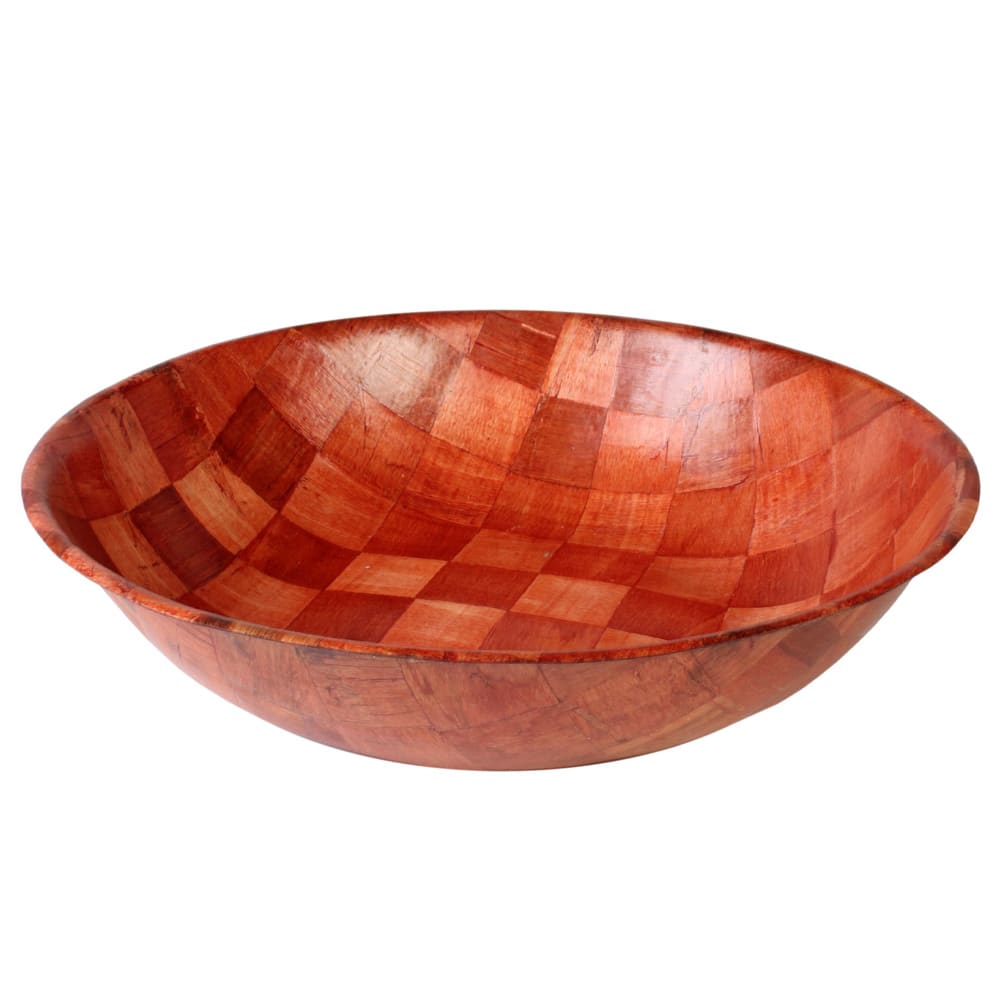 Thunder Group WDTSB020 20" Salad Bowl, Woven Wood