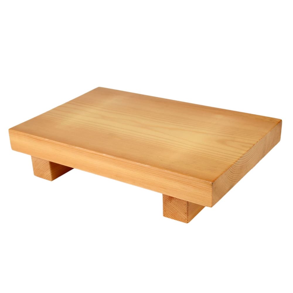 Thunder Group WSPW003 Sushi Plate - 10 1/2" x 7", Wood
