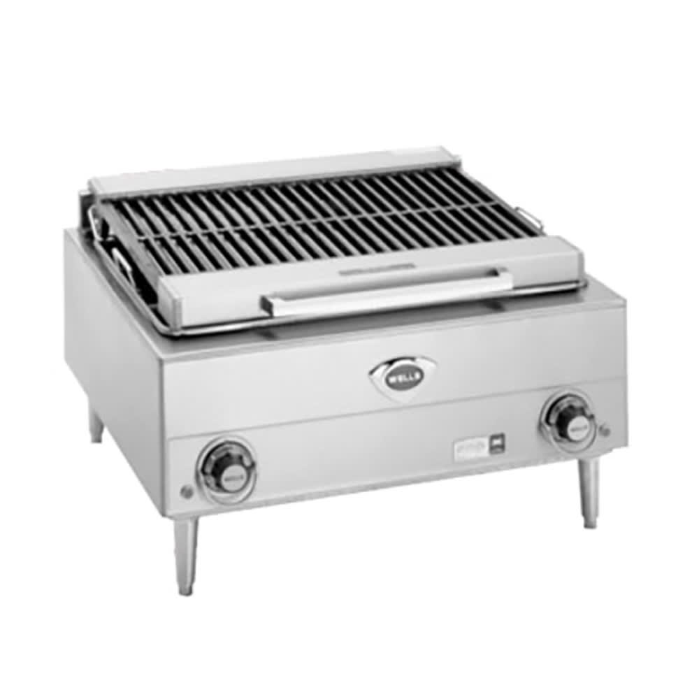 Wells B-40 24" Charbroiler w/ Cast Iron Grates, 240v