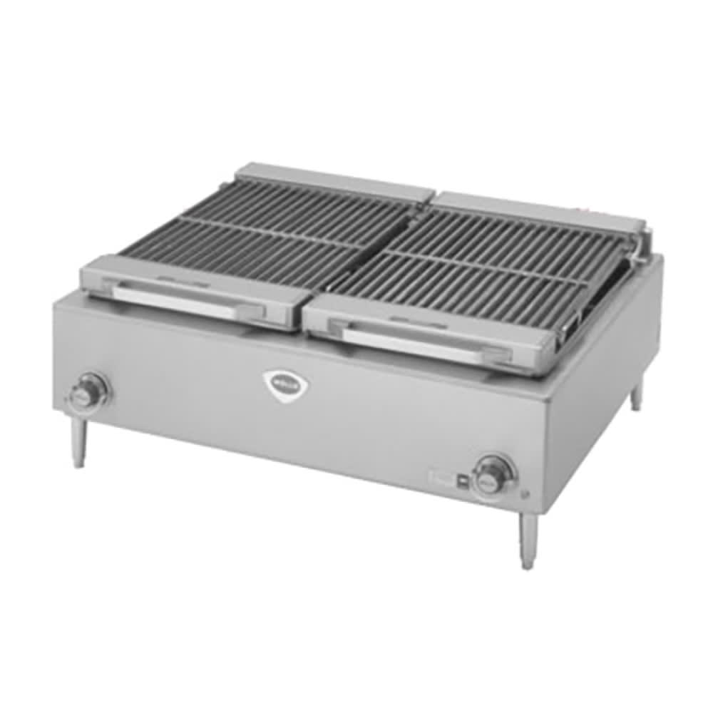 Wells B-50 36" Charbroiler w/ Cast Iron Grates, 208v