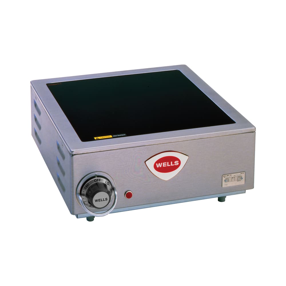 Wells HC-125 14 3/4" Electric Hotplate w/ (1) Burner & Infinite Controls, 208/240v/1ph