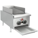 Wells HDCB-1230G-QS 14" Countertop Gas Charbroiler w/ Cast Iron Grates - 40,000 BTU, Convertible thumbnail 2
