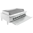 Wells HDCB-4830G 48" Countertop Gas Charbroiler w/ Cast Iron Grates - 160,000 BTU, Convertible thumbnail 2