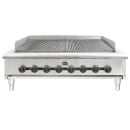 Wells HDCB-4830G 48" Countertop Gas Charbroiler w/ Cast Iron Grates - 160,000 BTU, Convertible thumbnail 3