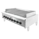 Wells HDCB-4830G 48" Countertop Gas Charbroiler w/ Cast Iron Grates - 160,000 BTU, Convertible thumbnail 5