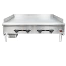 Wells HDG-4830G 48" Gas Griddle w/ Manual Controls - 3/4" Steel Plate, Convertible thumbnail 3