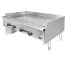 Wells HDG-4830G 48" Gas Griddle w/ Manual Controls - 3/4" Steel Plate, Convertible thumbnail 5