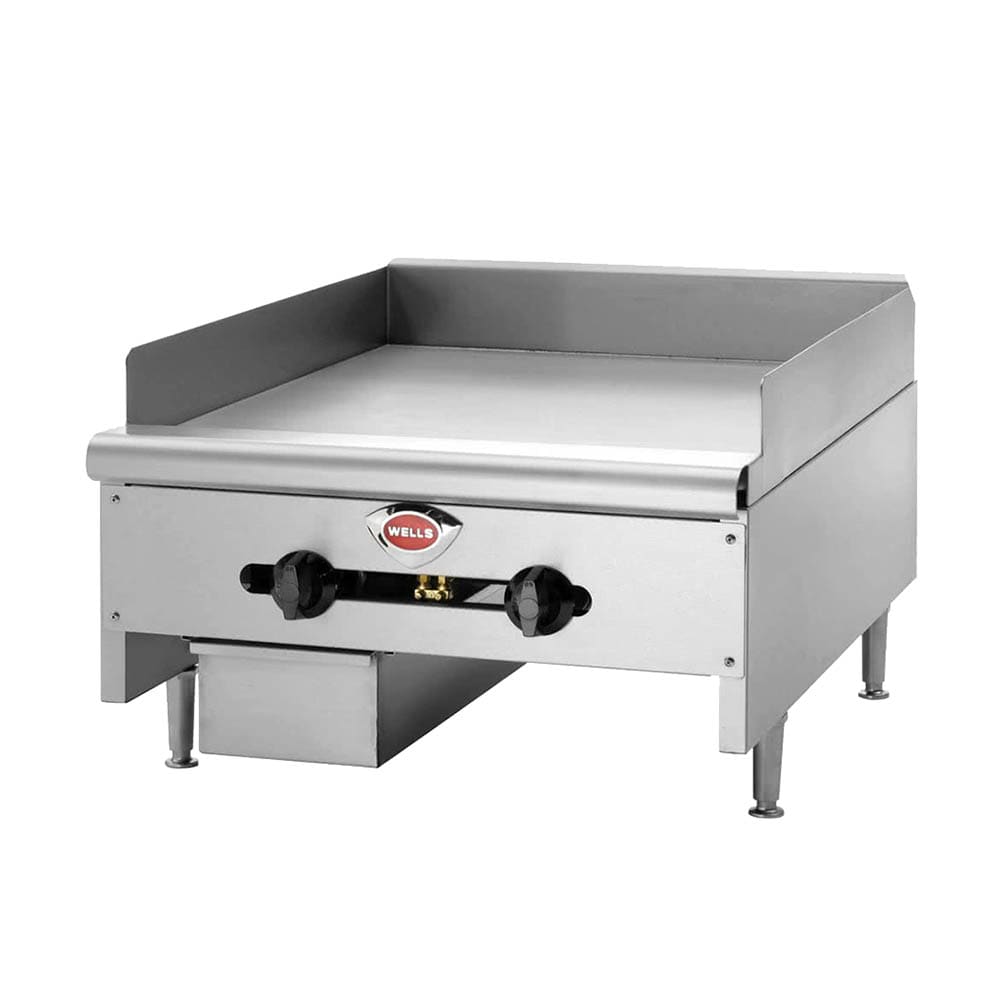 Wells HDG-6030G 60" Gas Griddle w/ Manual Controls - 3/4" Steel Plate, Convertible