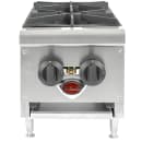 Wells HDHP-1230G 12 3/8" Gas Hotplate w/ (2) Burners & Infinite Controls, Convertible thumbnail 3