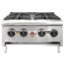 Wells HDHP-2430G 23 3/8" Gas Hotplate w/ (4) Burners & Manual Controls, Convertible thumbnail 3
