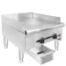 Wells HDTG-2430G 24" Gas Griddle w/ Thermostatic Controls - 3/4" Steel Plate, Convertible thumbnail 2
