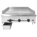 Wells HDTG-3630G 36" Gas Griddle w/ Thermostatic Controls - 3/4" Steel Plate, Convertible thumbnail 4