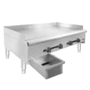 Wells HDTG-4830G 48" Gas Griddle w/ Thermostatic Controls - 3/4" Steel Plate, Convertible thumbnail 2