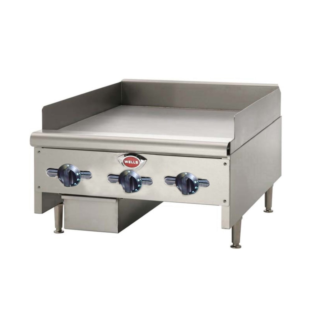 Wells HDTG-6030G 60" Gas Griddle w/ Thermostatic Controls - 3/4" Steel Plate, Convertible