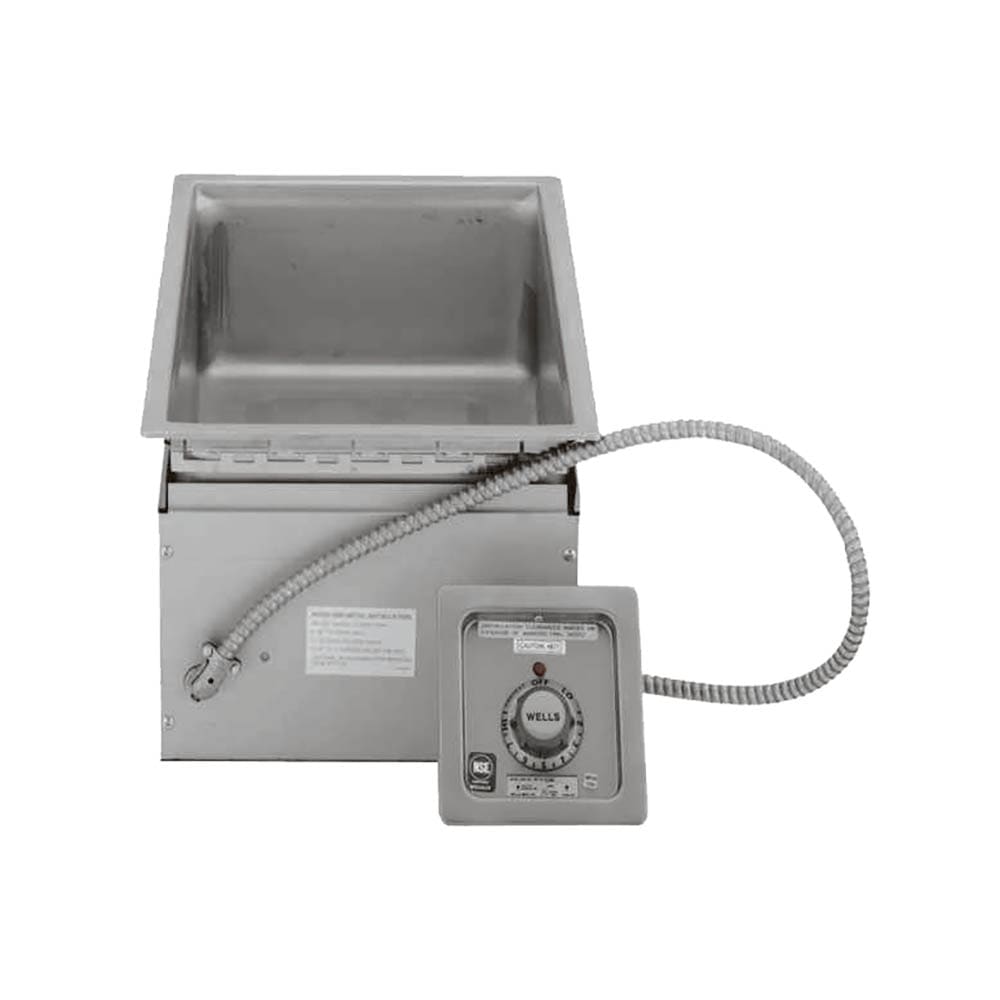 Wells MOD-100TD Drop-In Hot Food Well w/ (1) Full Size Pan Capacity, 208-240v/1ph
