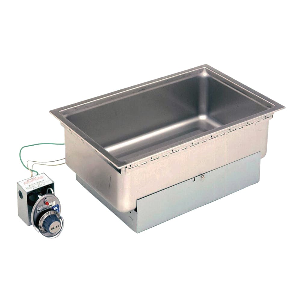 Wells SS-206D Drop-In Hot Food Well w/ (1) Full Size Pan Capacity, 208-240v/1ph