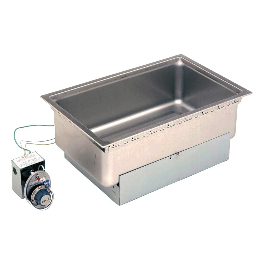 Wells SS-206ERD Drop-In Hot Food Well w/ (1) Full Size Pan Capacity, 120v