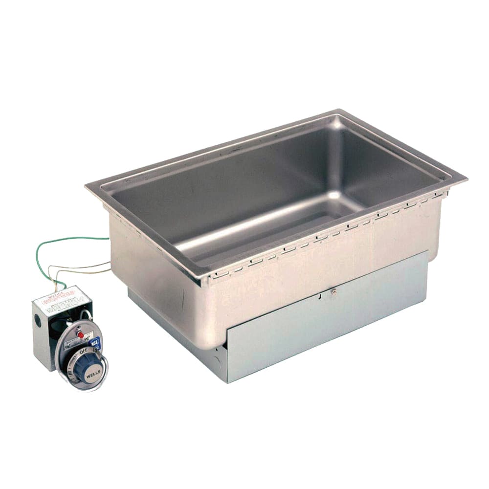 Wells SS-206ETD Drop-In Hot Food Well w/ (1) Full Size Pan Capacity, 208 or 240v/1ph