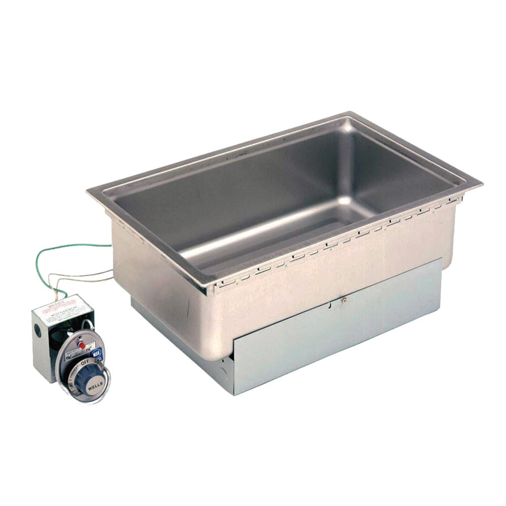 Wells SS-276TDU Drop-In Hot Food Well w/ (2) Full Size Pan Capacity, 208-240v/1ph