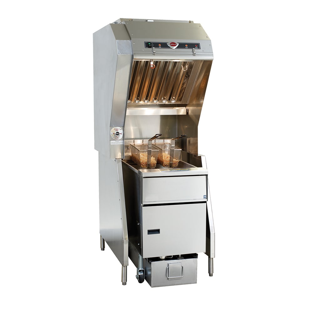Wells WVU-26 31" Universal Ventless Hood w/ 3 Stage Filtration, 208-240v/1ph