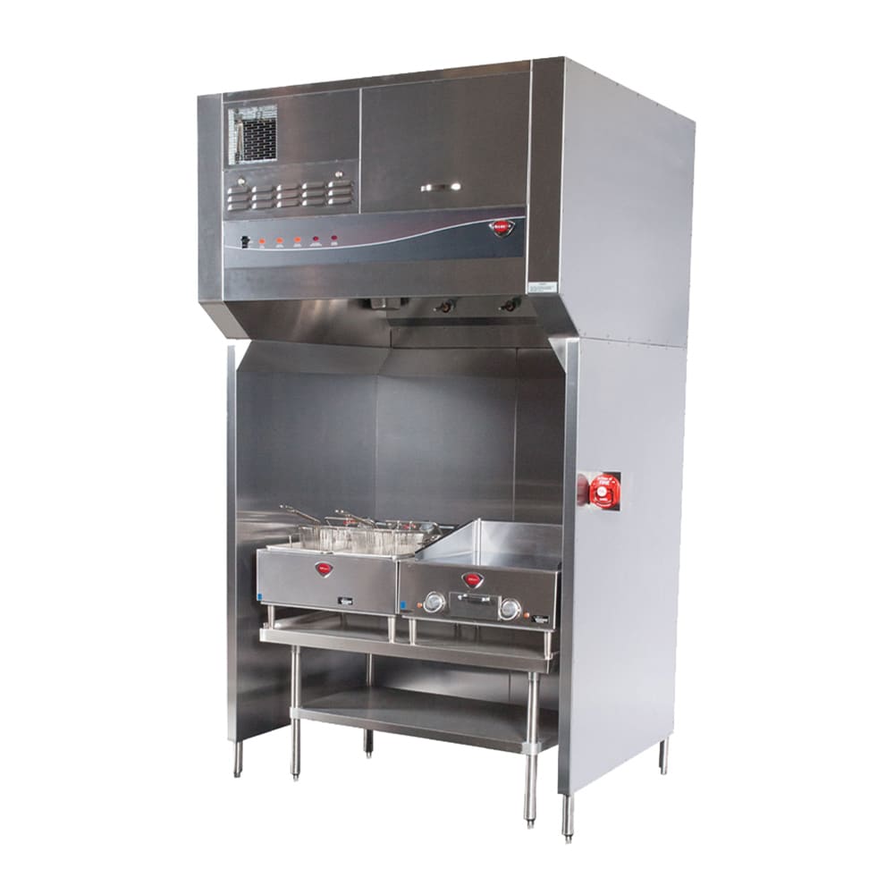 Wells WVU-48 61 9/10" Universal Ventless Hood w/ 4 Stage Filtration, 208-240v/1ph