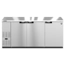 Hoshizaki BB80-S 80" Bar Refrigerator - 3 Swinging Solid Doors, Stainless, 115v thumbnail 2