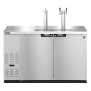 Hoshizaki DD59-S 59 1/2" Kegerator Beer Dispenser w/ (2) Keg Capacity - (2) Columns, Stainless, 115v thumbnail 2