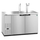 Hoshizaki DD59-S 59 1/2" Kegerator Beer Dispenser w/ (2) Keg Capacity - (2) Columns, Stainless, 115v thumbnail 3