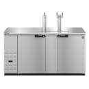 Hoshizaki DD69-S 69 1/2" Kegerator Beer Dispenser w/ (3) Keg Capacity - (2) Columns, Stainless, 115v thumbnail 2