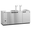 Hoshizaki DD80-S 80" Kegerator Beer Dispenser w/ (4) Keg Capacity - (2) Columns, Stainless, 115v thumbnail 3