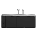 Hoshizaki DD95 95 1/2" Kegerator Beer Dispenser w/ (5) Keg Capacity - (2) Columns, Black, 115v thumbnail 2