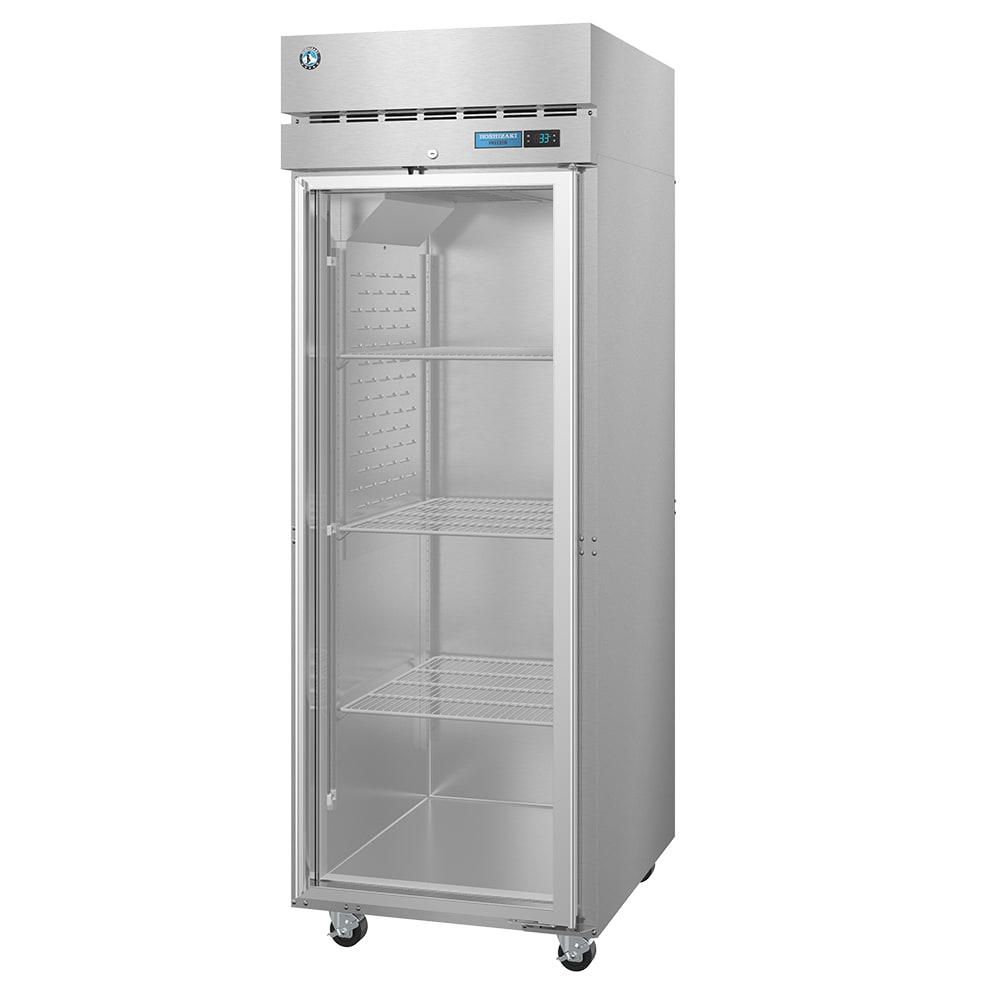 Hoshizaki F1A-FG 27 1/2" Steelheart Series One Section Reach In Freezer, (1) Right Hinge Glass Door, 115v