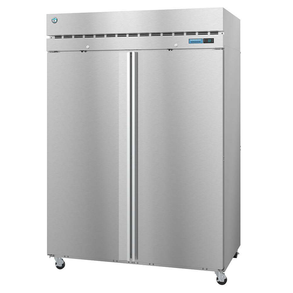 Hoshizaki F2A-FS 55" Steelheart Series Two Section Reach In Freezer, (2) Left/Right Hinge Solid Doors, 115v