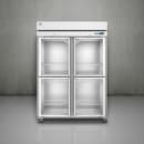 Hoshizaki F2A-HG 55" Steelheart Series Two Section Reach In Freezer, (4) Left/Right Hinge Glass Doors, 115v thumbnail 2