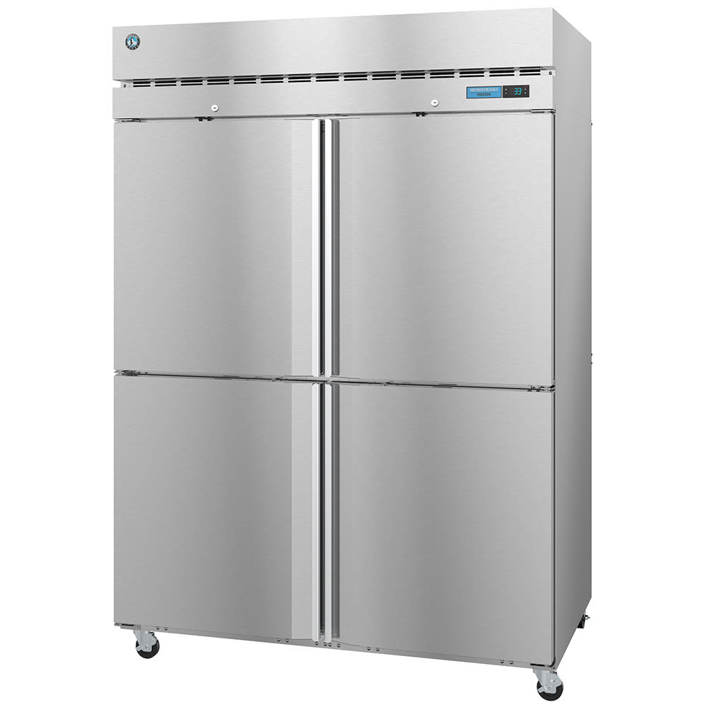 Hoshizaki F2A-HS 55" Steelheart Series Two Section Reach In Freezer, (4) Left/Right Hinge Solid Doors, 115v