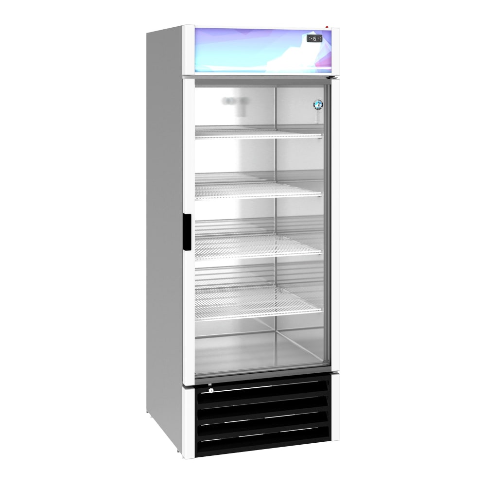 Hoshizaki FM-23-HC 30" One Section Display Freezer w/ Swing Door - Bottom Mount Compressor, White, 115v