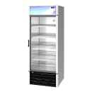 Hoshizaki FM-23-HC 30" One Section Display Freezer w/ Swing Door - Bottom Mount Compressor, White, 115v thumbnail 3