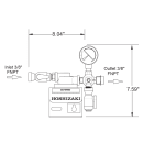 Hoshizaki H9320-51 Single Primary Water Filter Cartridge, Tank thumbnail 2