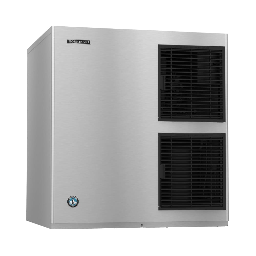 Hoshizaki KM-1100MAJ/B-1300SS 1087 lb KM Series Crescent Cube Ice Machine w/ Bin - 1304 lb Storage, Air Cooled, 208-230v