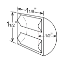 Hoshizaki KM-1301SAJ 48" Crescent Cube Ice Machine Head - 1365 lb/24 hr, Air Cooled, 208-230v/1ph thumbnail 4