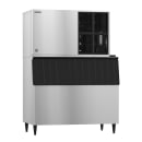 Hoshizaki KM-1301SAJ3/B-900SF/HS-2032 1427 lb KM Series Crescent Cube Ice Machine w/ Bin - 900 lb Storage, Air Cooled, 208-230v thumbnail 2