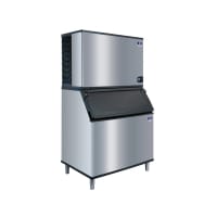 Hoshizaki KM-1601SAJ/B-800SF 1513 lb KM Series Crescent Cube Ice Machine w/ Bin - 800 lb Storage, Air Cooled, 208-230v thumbnail 2
