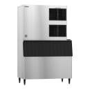 Hoshizaki KM-1900SAJ3/B-900SF/HS-2032 1865 lb KM Series Crescent Cube Ice Machine w/ Bin - 900 lb Storage, Air Cooled, 208-230v thumbnail 2
