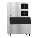 Hoshizaki KM-1900SAJ/B-900SF/HS-2032 1875 lb KM Series Crescent Cube Ice Machine w/ Bin - 900 lb Storage, Air Cooled, 208-230v thumbnail 2