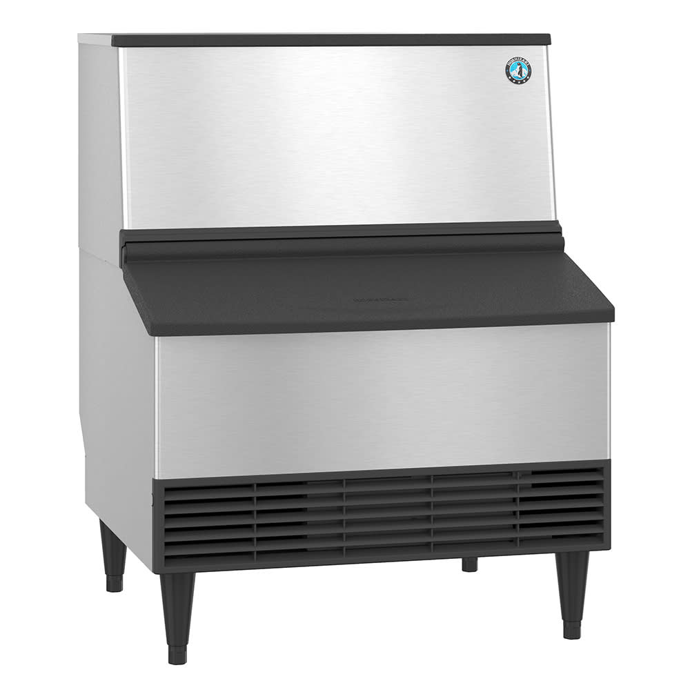 Hoshizaki KM-301BWJ 285 lb KM Series Crescent Cube Ice Machine w/ Bin - 100 lb Storage, Water Cooled, 115v