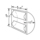 Hoshizaki KM-350MAJ 22" Crescent Cube Ice Machine Head - 489 lb/24 hr, Air Cooled, 115v/1ph thumbnail 10