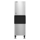 Hoshizaki KM-660MWJ/B-300SF 647 lb KM Series Crescent Cube Ice Machine w/ Bin - 300 lb Storage, Water Cooled, 115v thumbnail 2