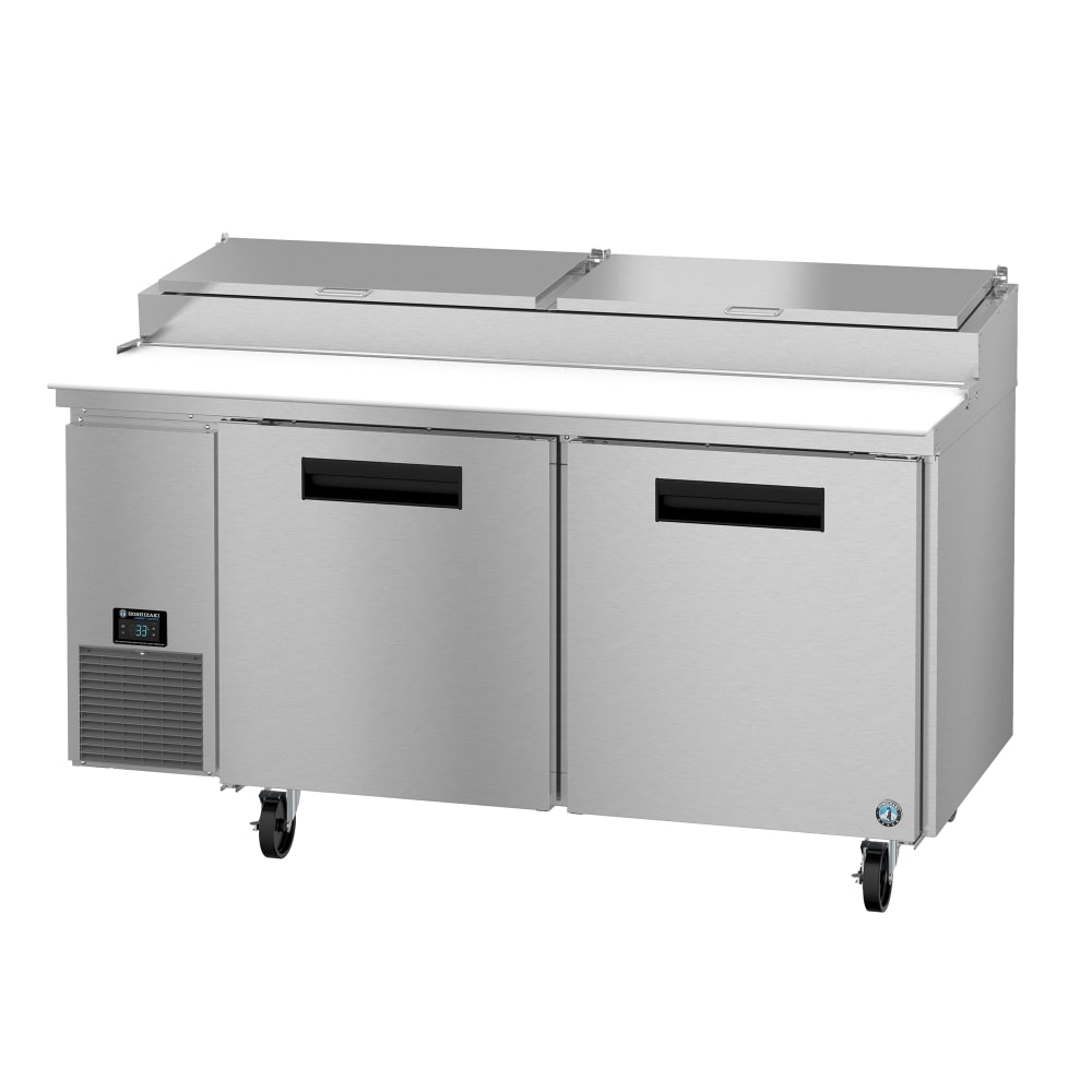 Hoshizaki PR67B 67" Steelheart Pizza Prep Table w/Refrigerated Base, 115v